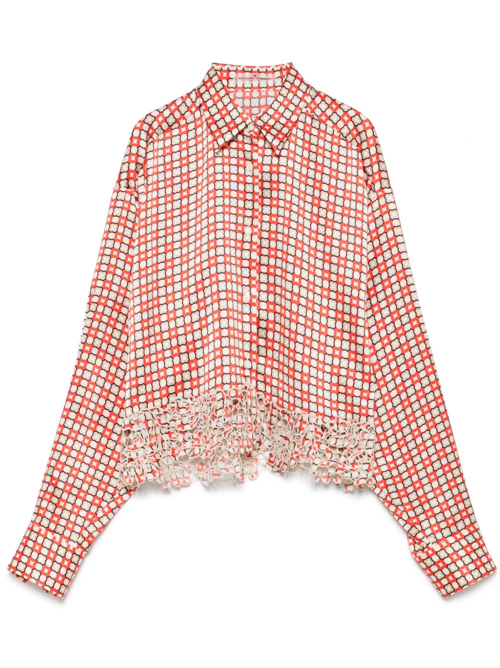 Ermanno Scervino Blouse met print Rood