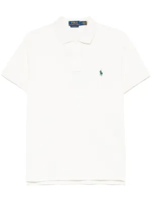 Polo Ralph Lauren Appliqué Polo Shirt | White | FARFETCH