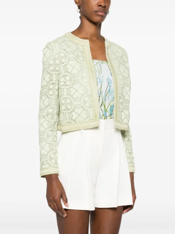 Giambattista Valli マクラメ ジャケット | グリーン | FARFETCH JP
