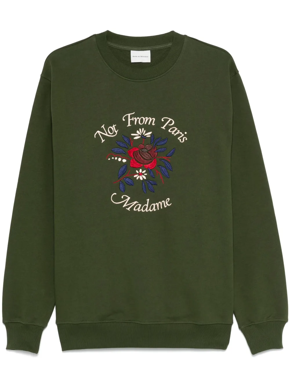 Le Sweatshirt Slogan Fleurs sweatshirt