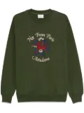 Drôle De Monsieur Le Sweatshirt Slogan Fleurs sweatshirt - Green