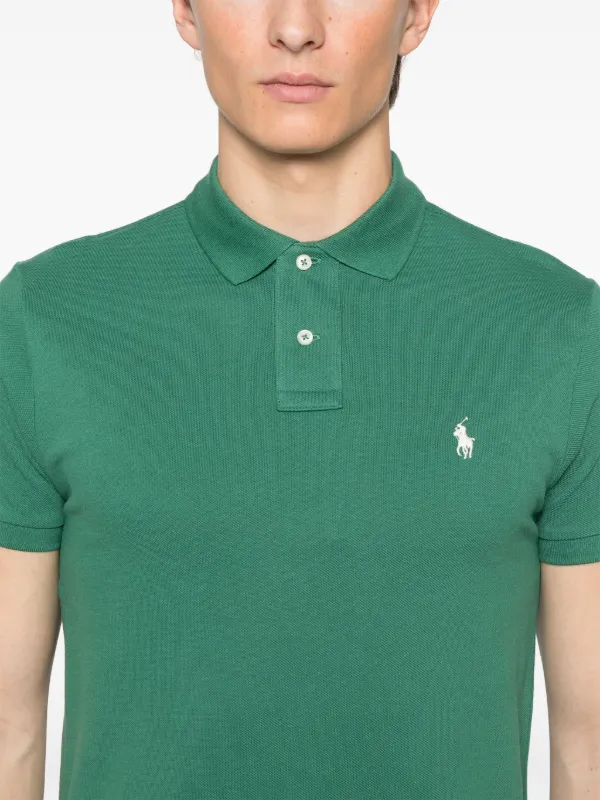 POLO Ralph Lauren グリーン ポロシャツ men's L Polo Ralph Lauren ポロポニー ポロシャツ | グリーン | FARFETCH JP