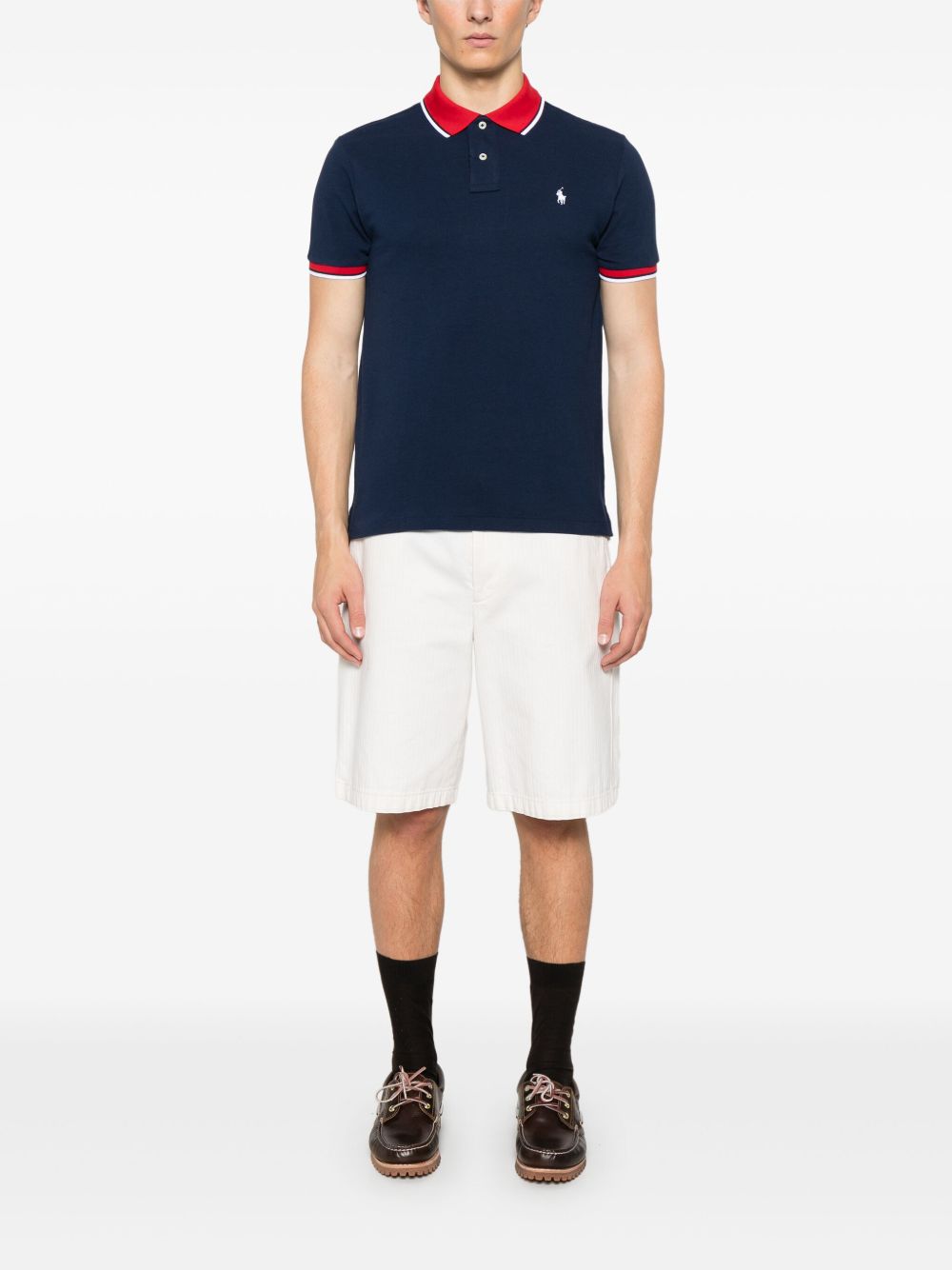 Polo Ralph Lauren Poloshirt met borduurwerk - Blauw