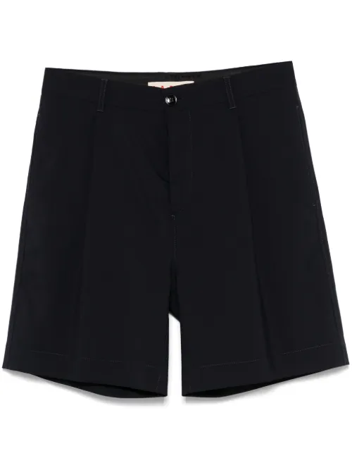 Marni short en laine - Bleu - Marni - Modalova