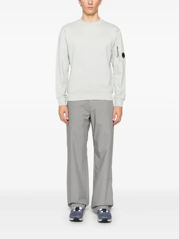 C.P. COMPANY フリースフーディユーティリティスウェットシャツ C.P. Company フリース スウェットシャツ | ブルー | FARFETCH JP
