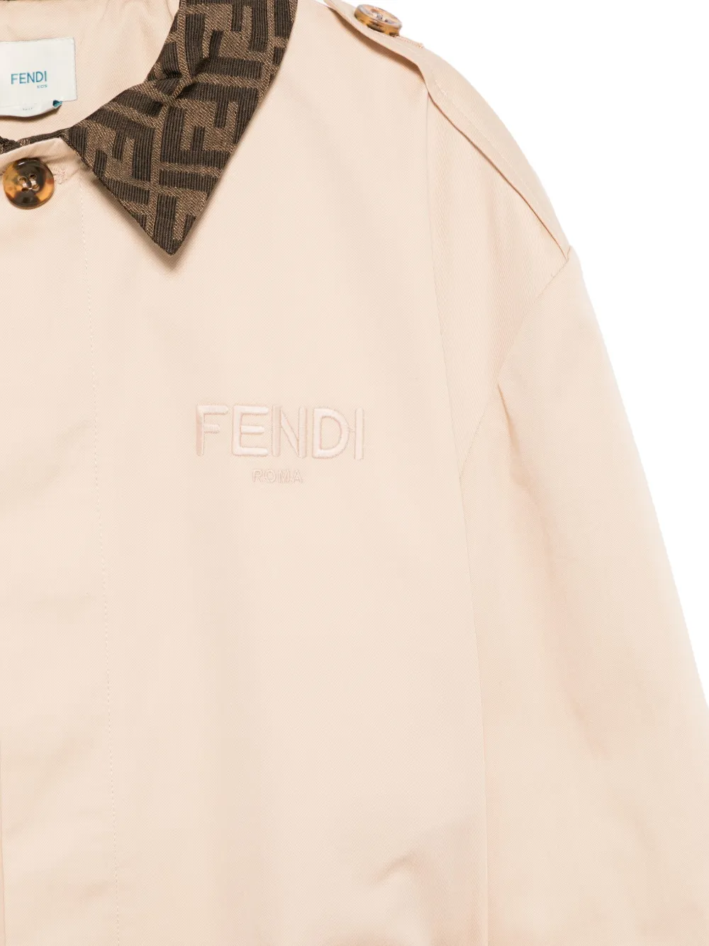Fendi Kids Trenchcoat mit Gürtel | Mäntel | Image 3