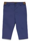 Fendi Kids twill chinos - Blue