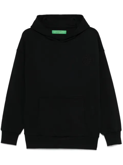 Garment workshop  embroidered-logo hoodie