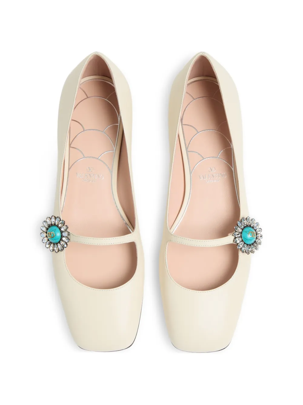 Mary-Jane flat pumps