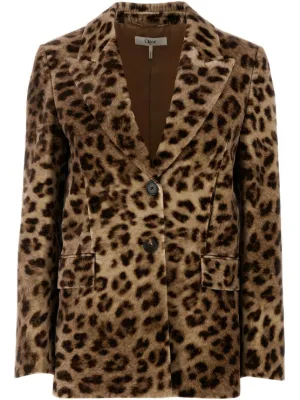 ジャケット Chloe FW25 Embroidered wool blazer (CH25AVE64097 905) Chloé Embroidered Wool Blazer | italist