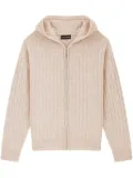 Izaak Azanei cable-knit cardigan - Neutrals