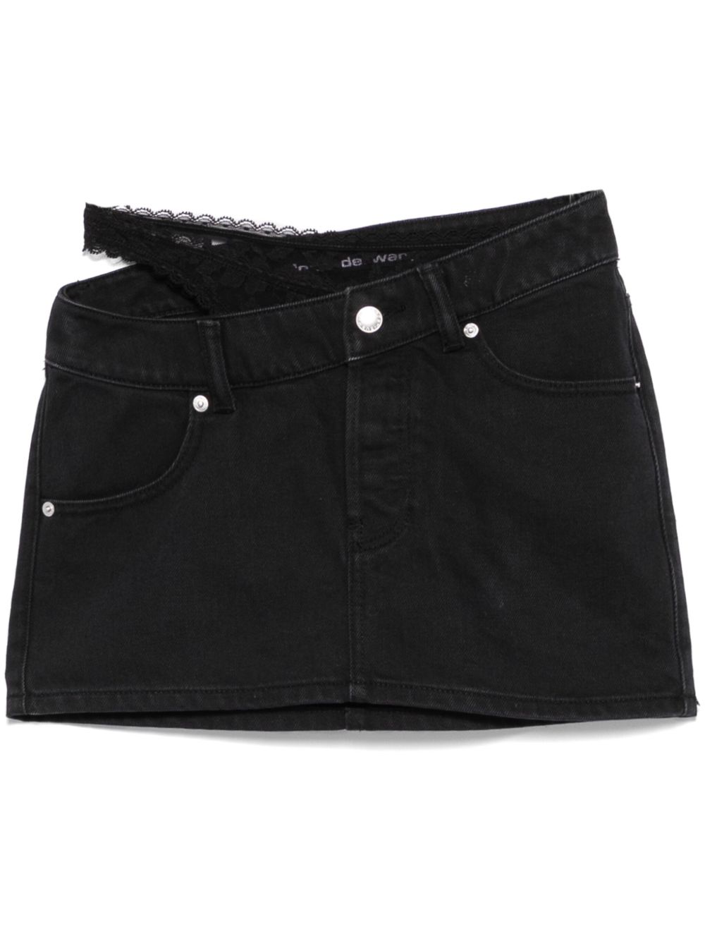 ALEXANDER WANG DIP SIDE MINI SKIRT