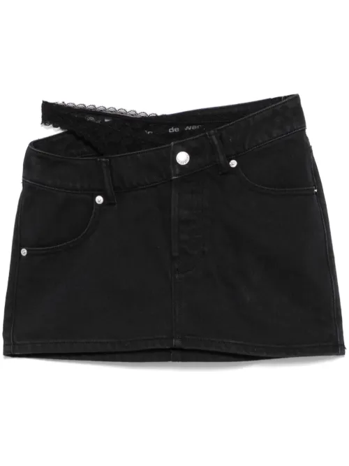 Minijupe à détail de nœud - Alexander Wang - Modalova