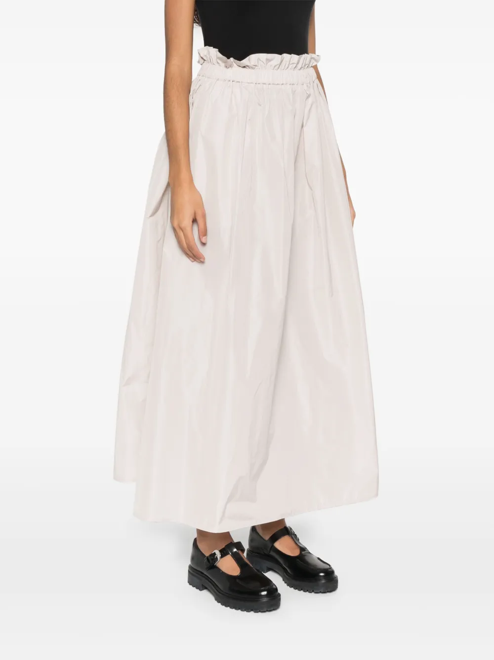 Herno A-lijn midi-rok Beige