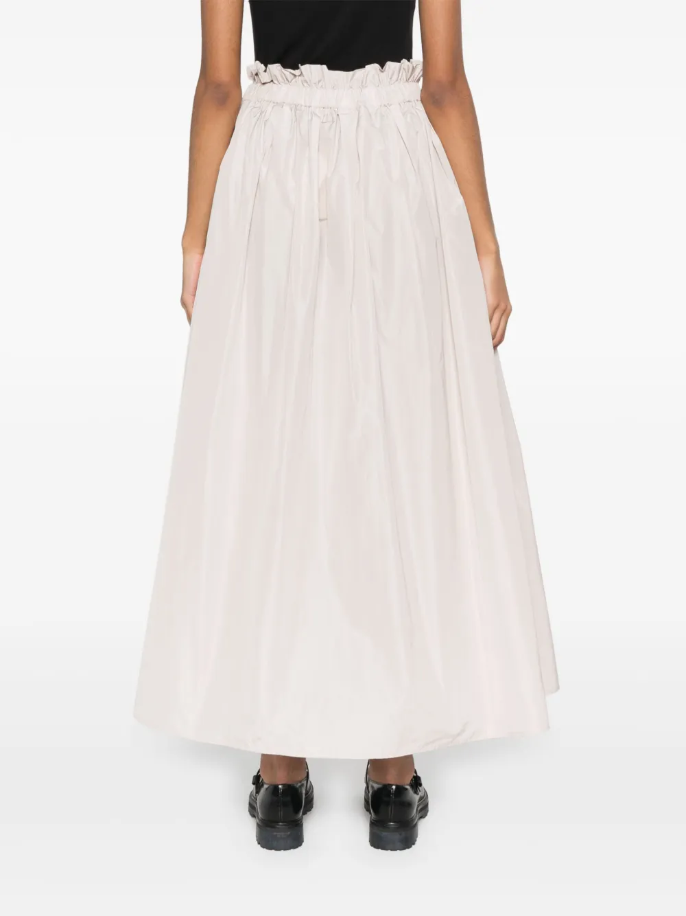 Herno A-lijn midi-rok Beige