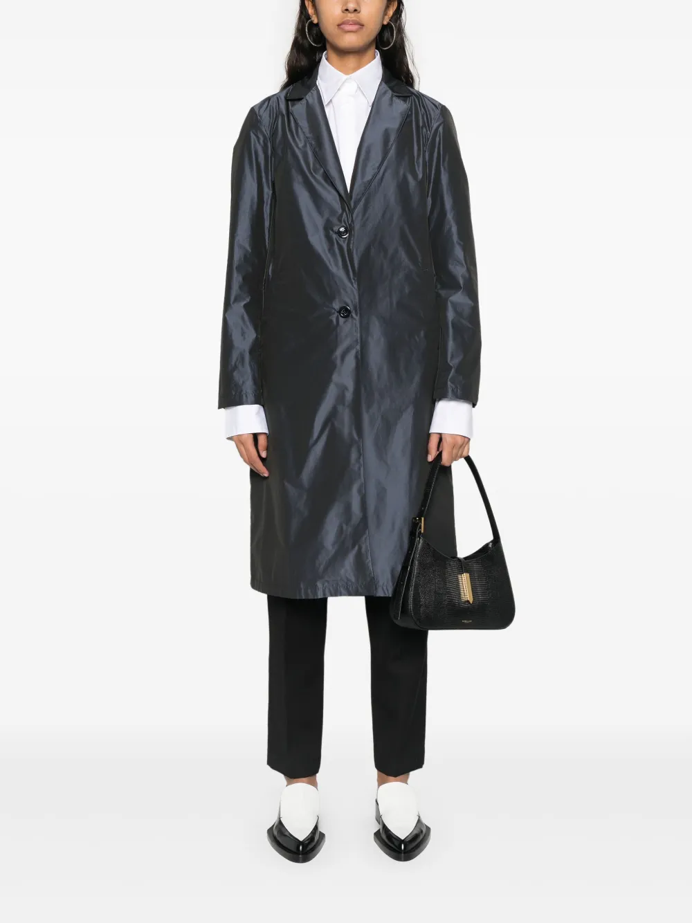 Herno Lichtgewicht trenchcoat - Blauw