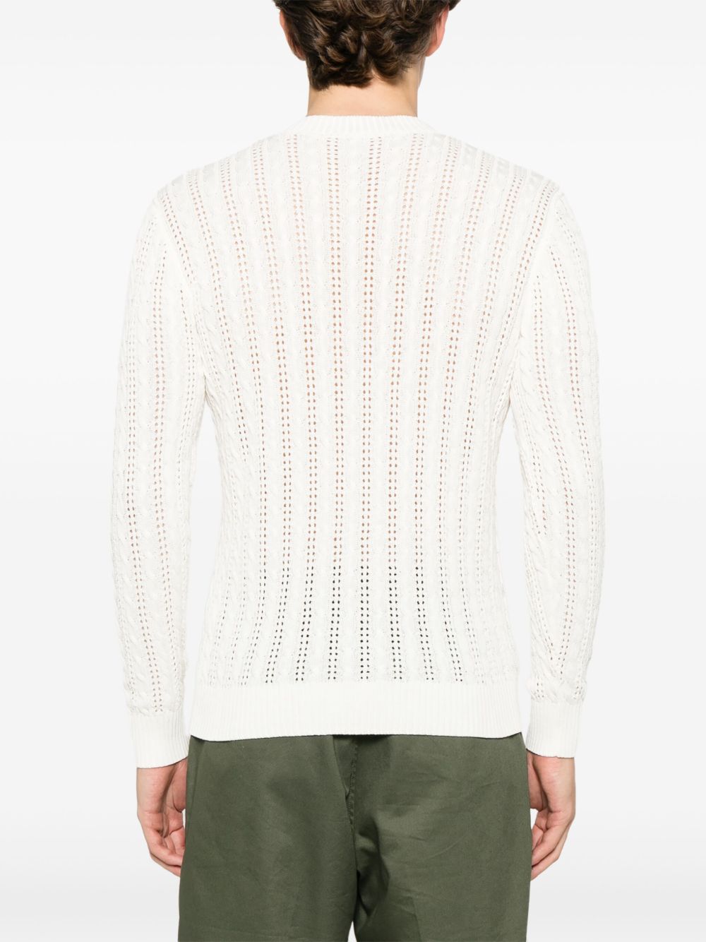 ELEVENTY OPEN-KNIT SWEATER