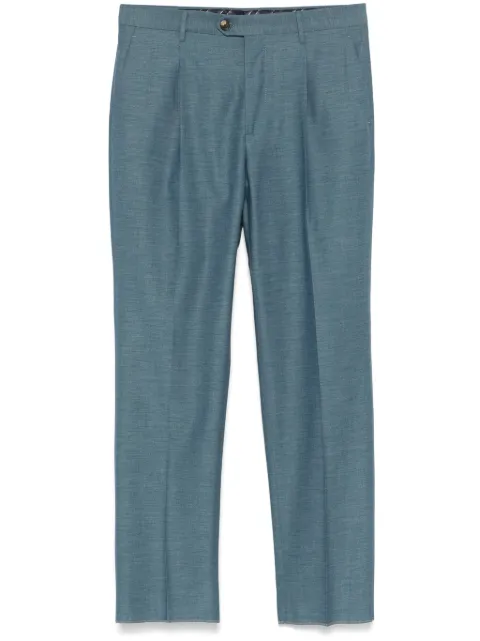 ETRO pantalones tapered con pinzas