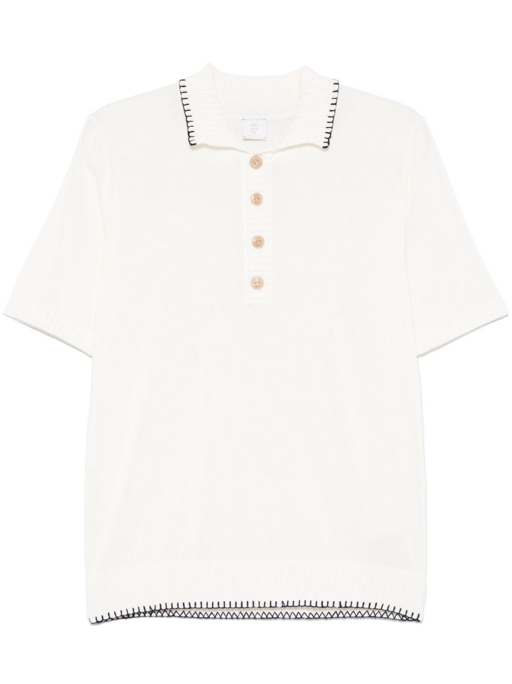 ELEVENTY WOOL POLO SHIRT