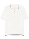 Eleventy wool polo shirt - White