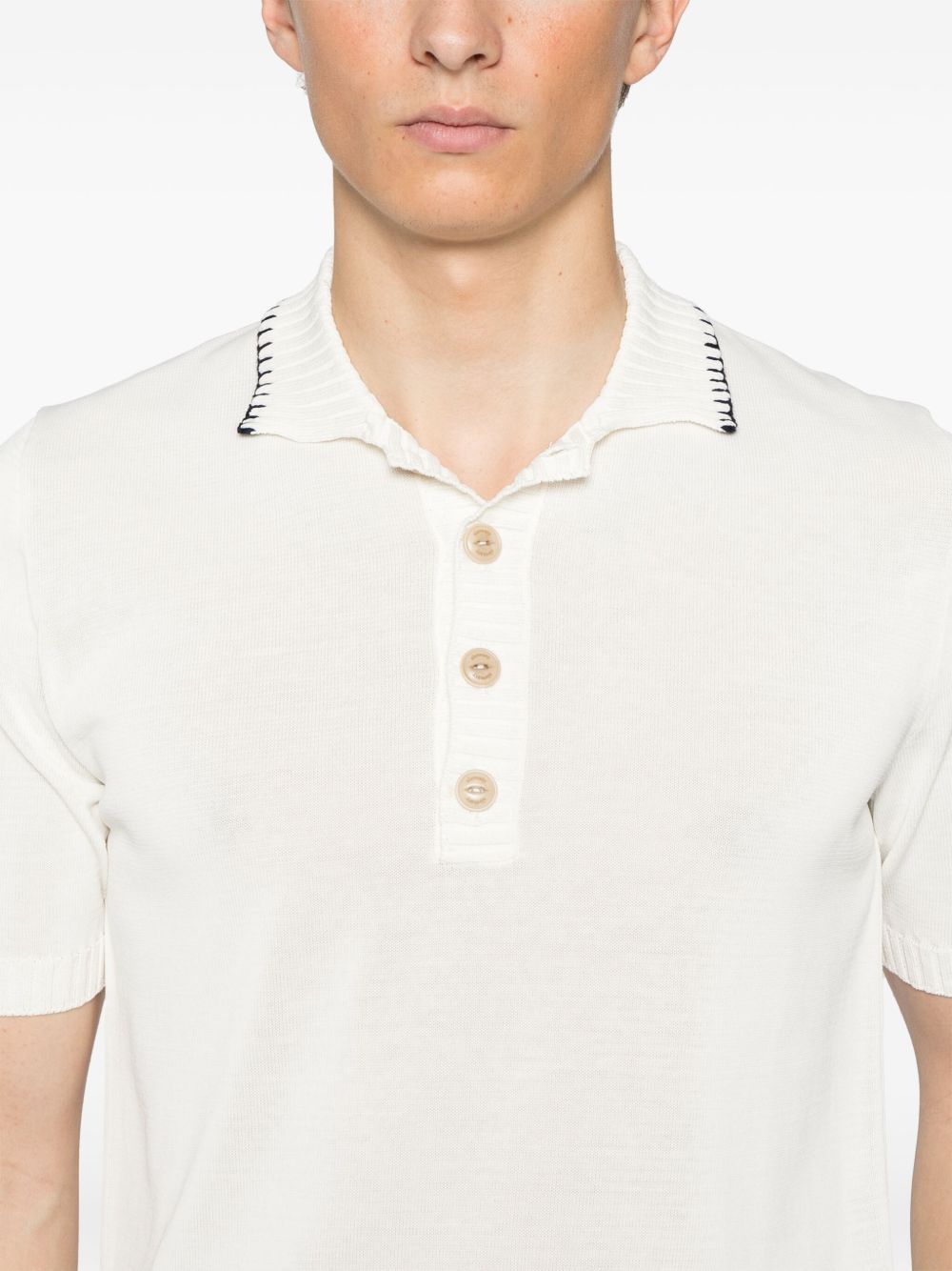 ELEVENTY WOOL POLO SHIRT