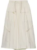 Prada pongee skirt - Neutrals