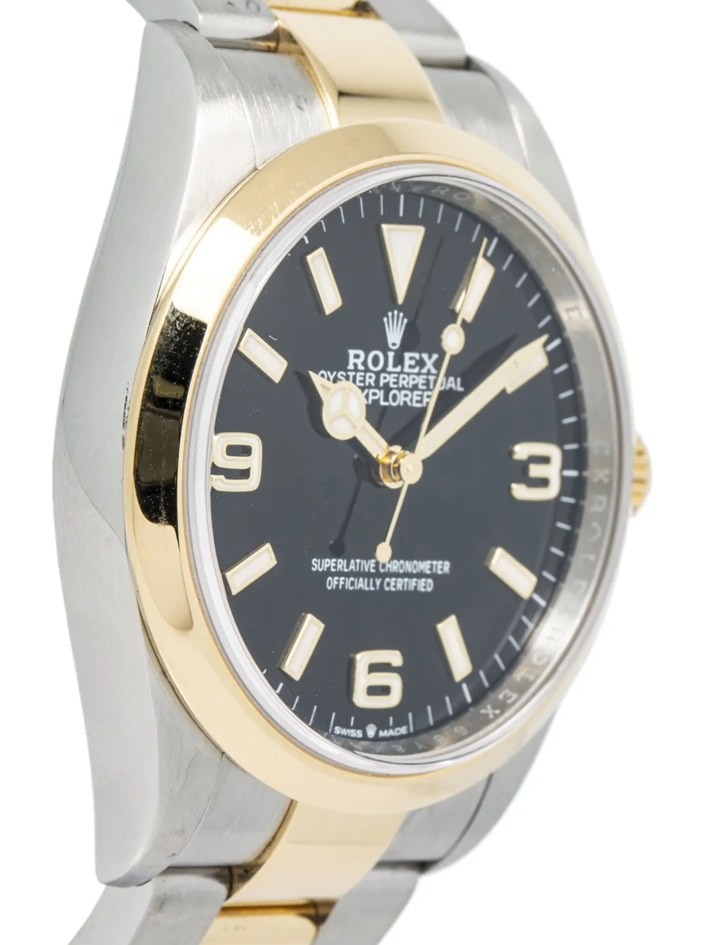 Pre-owned Rolex  Explorer 35mm In 黑色