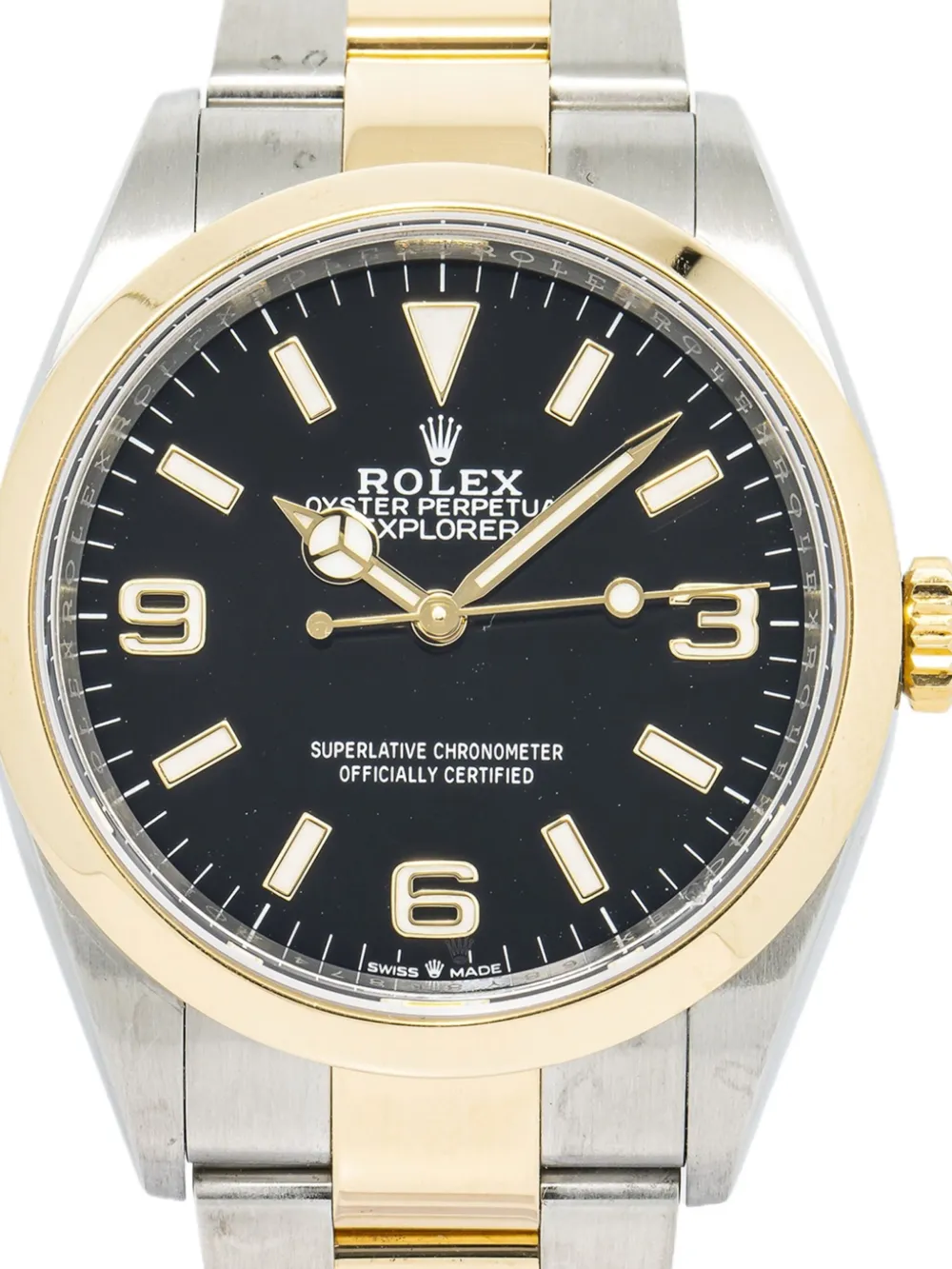 Pre-owned Rolex  Explorer 35mm In 黑色