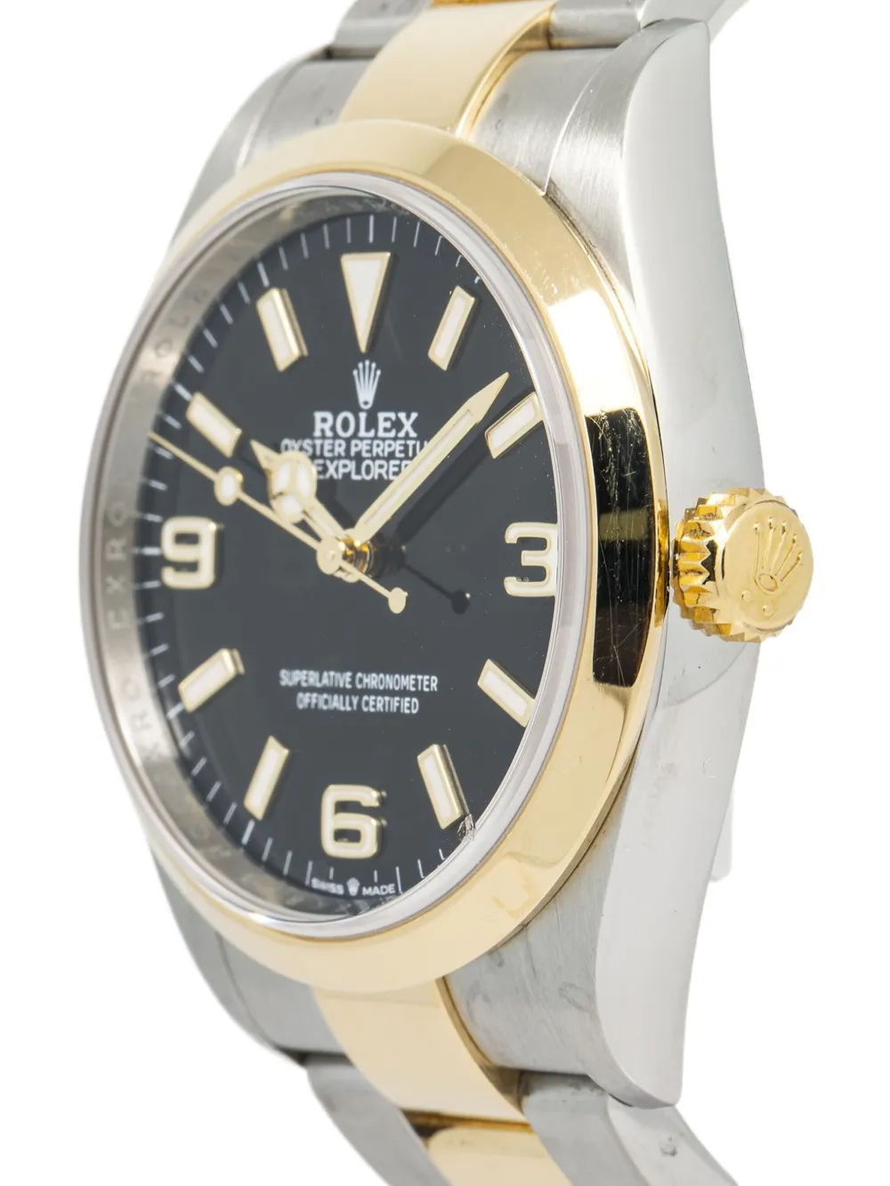 Rolex Pre-owned Explorer 35 mm horloge - Zwart