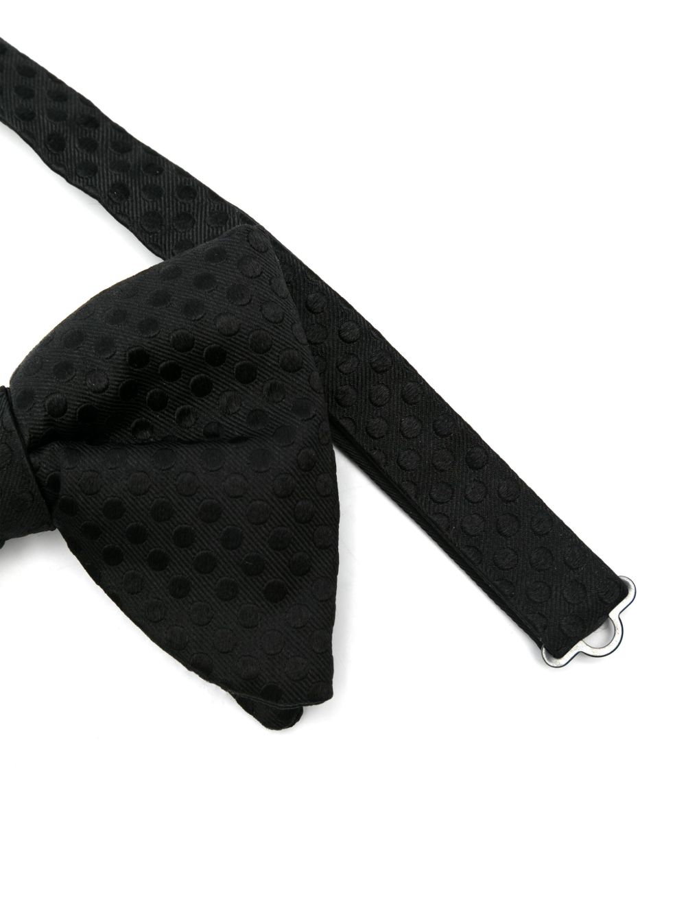 TOM FORD polka-dot bow tie - Zwart