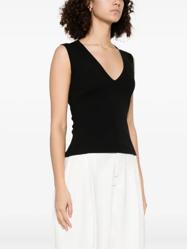 FLORE FLORE Dewi Tank Top | Black | FARFETCH
