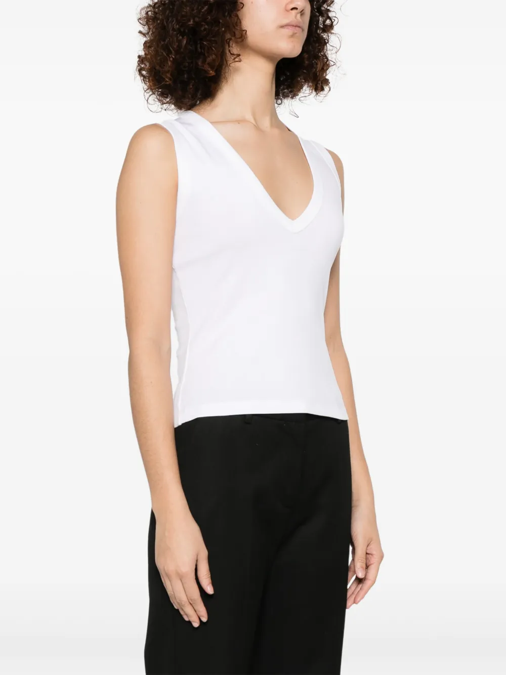 Flore Flore White Dewi Tank Top In White