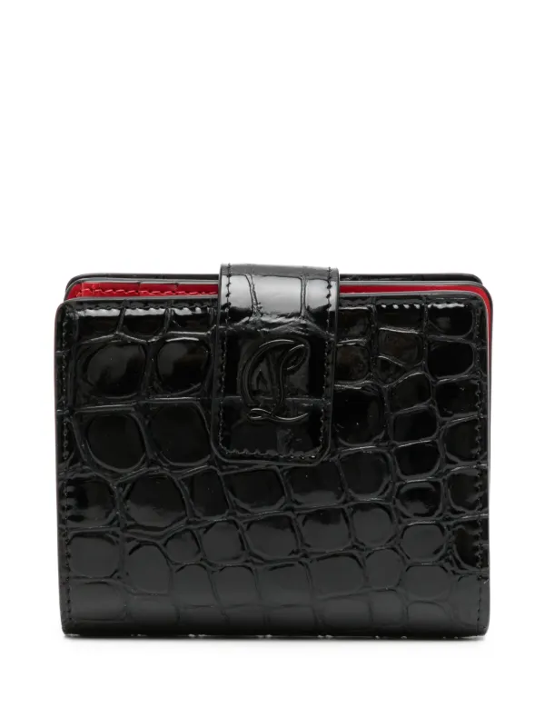Christian Louboutin 財布 ブラック Panettone wallet レッド カーフレザー - Accessories - Men