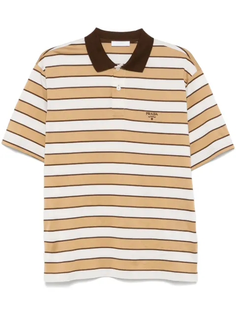 Prada striped polo shirt  