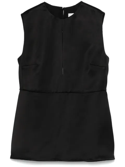 Jil Sander chaleco satinado