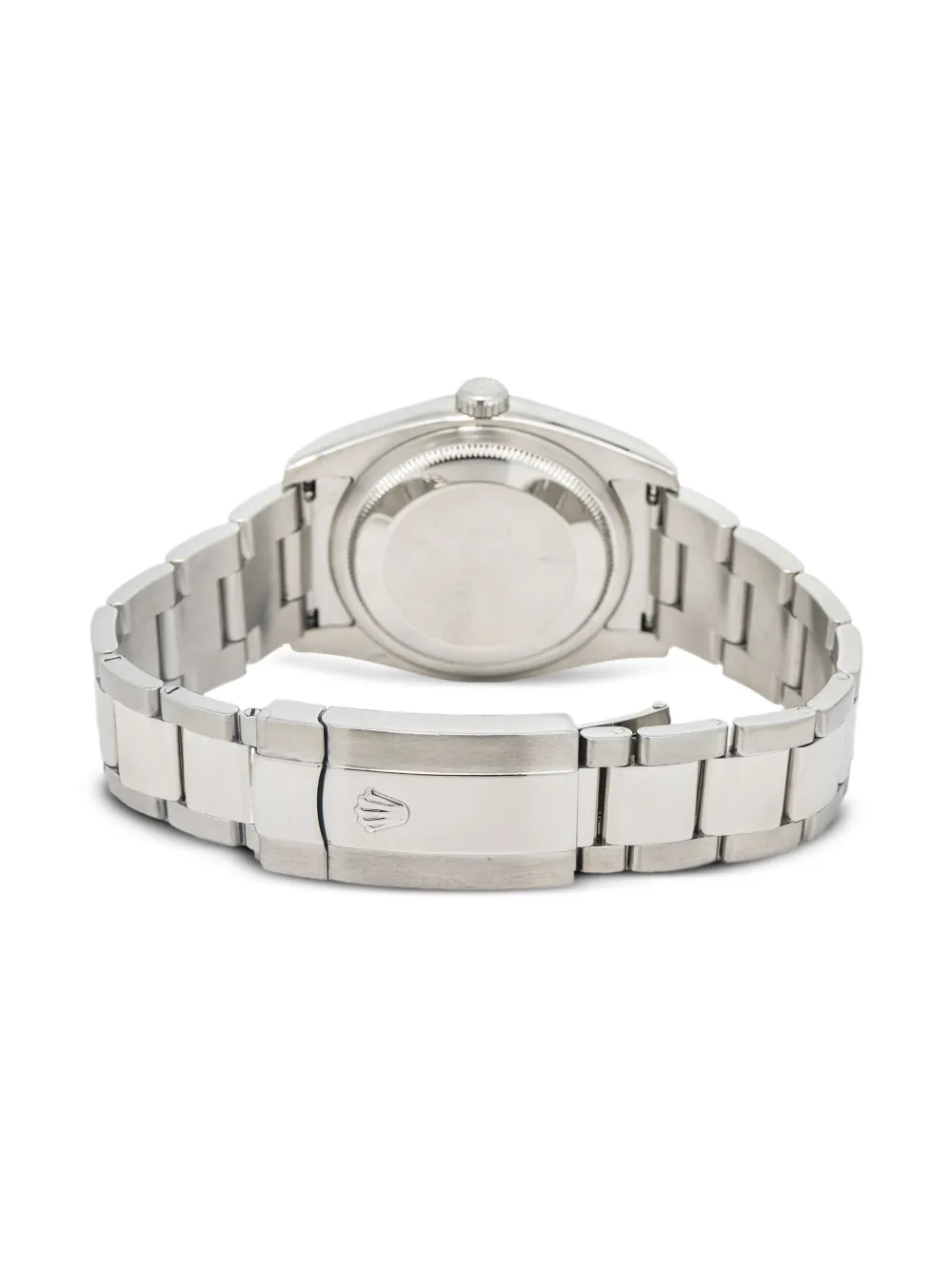 Pre-owned Rolex  Datejust 37mm In White