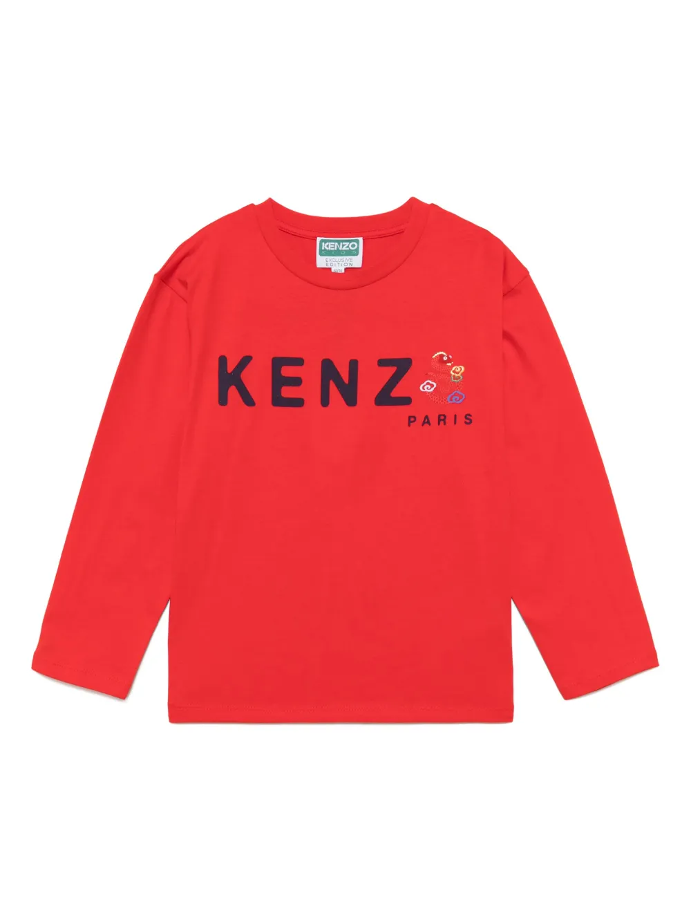 Kenzo Kids T-shirt met logoprint Rood