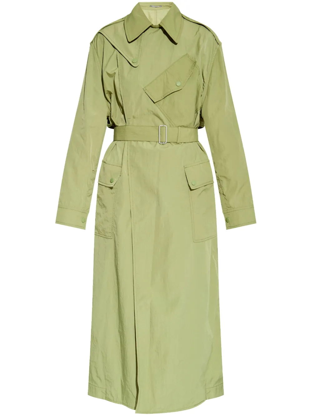 belted trench coat