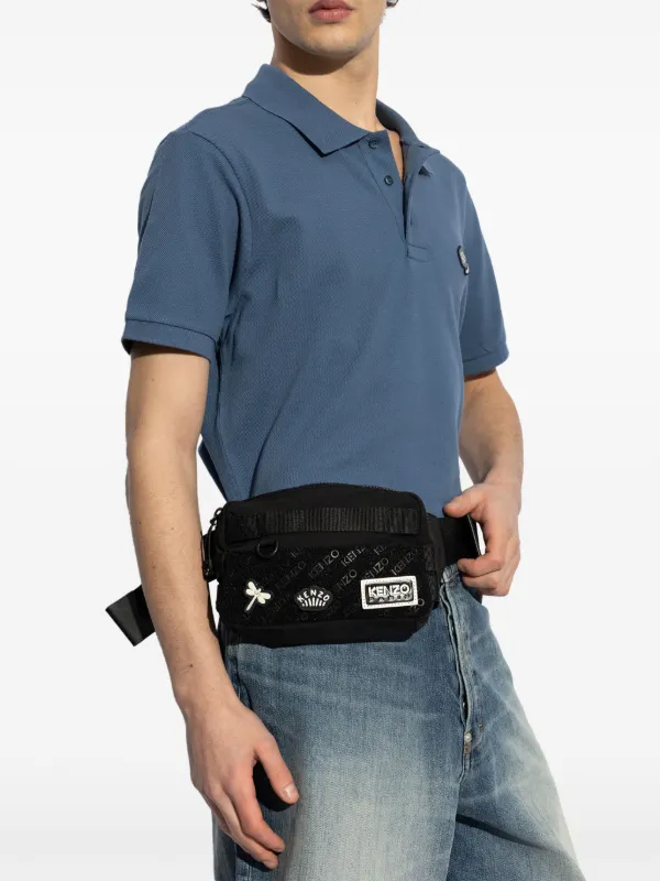 Kenzo Jungle Belt Bag | Black | FARFETCH JO