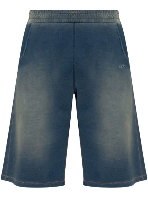 Diesel shorts con efecto envejecido