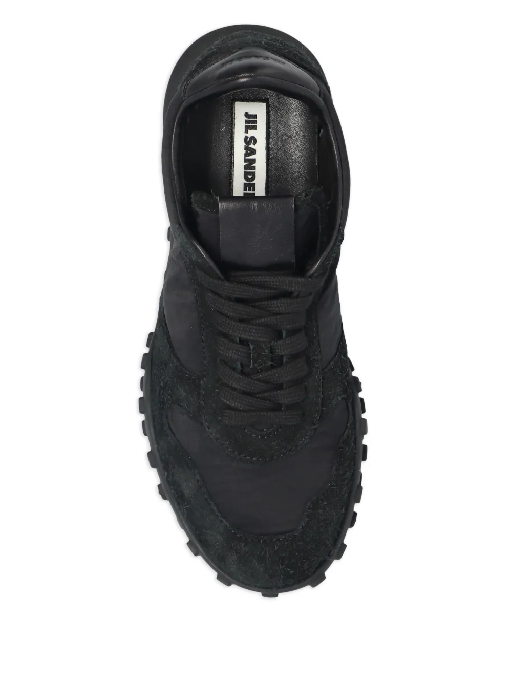 Jil Sander suede sneakers Black