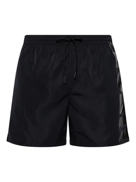 Diesel shorts de playa con logo estampado