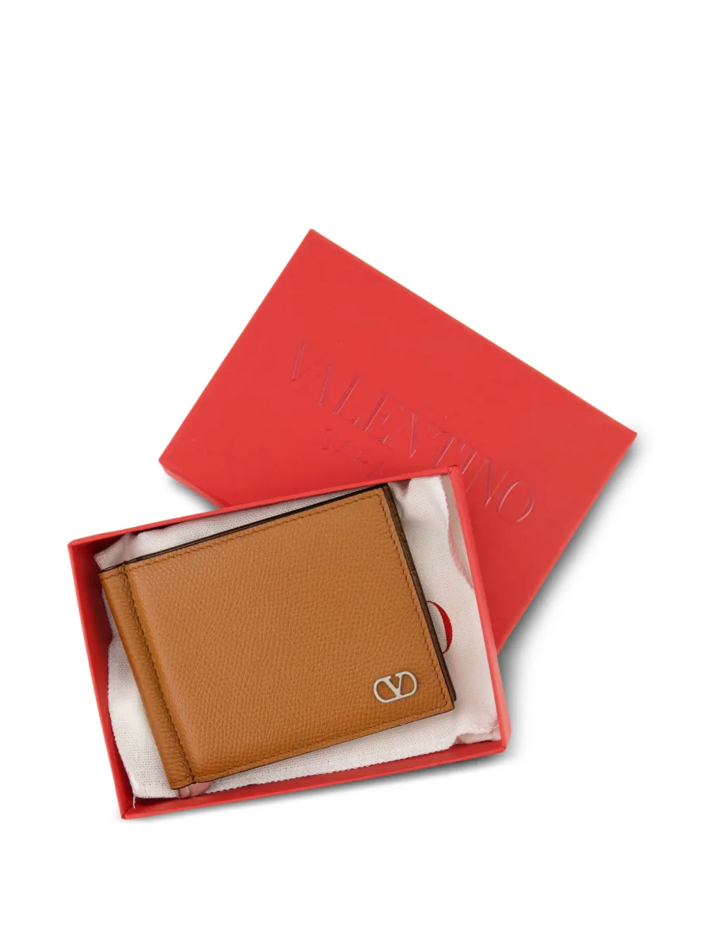 Valentino Garavani VLogo Signature portemonnee Bruin