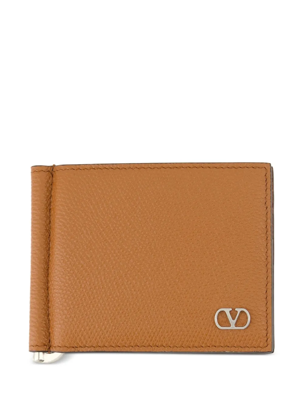Valentino Garavani Vロゴ シグネチャー 財布 - ブラウン Valentino Garavani Vロゴ シグネチャー 財布 - ブラウン
