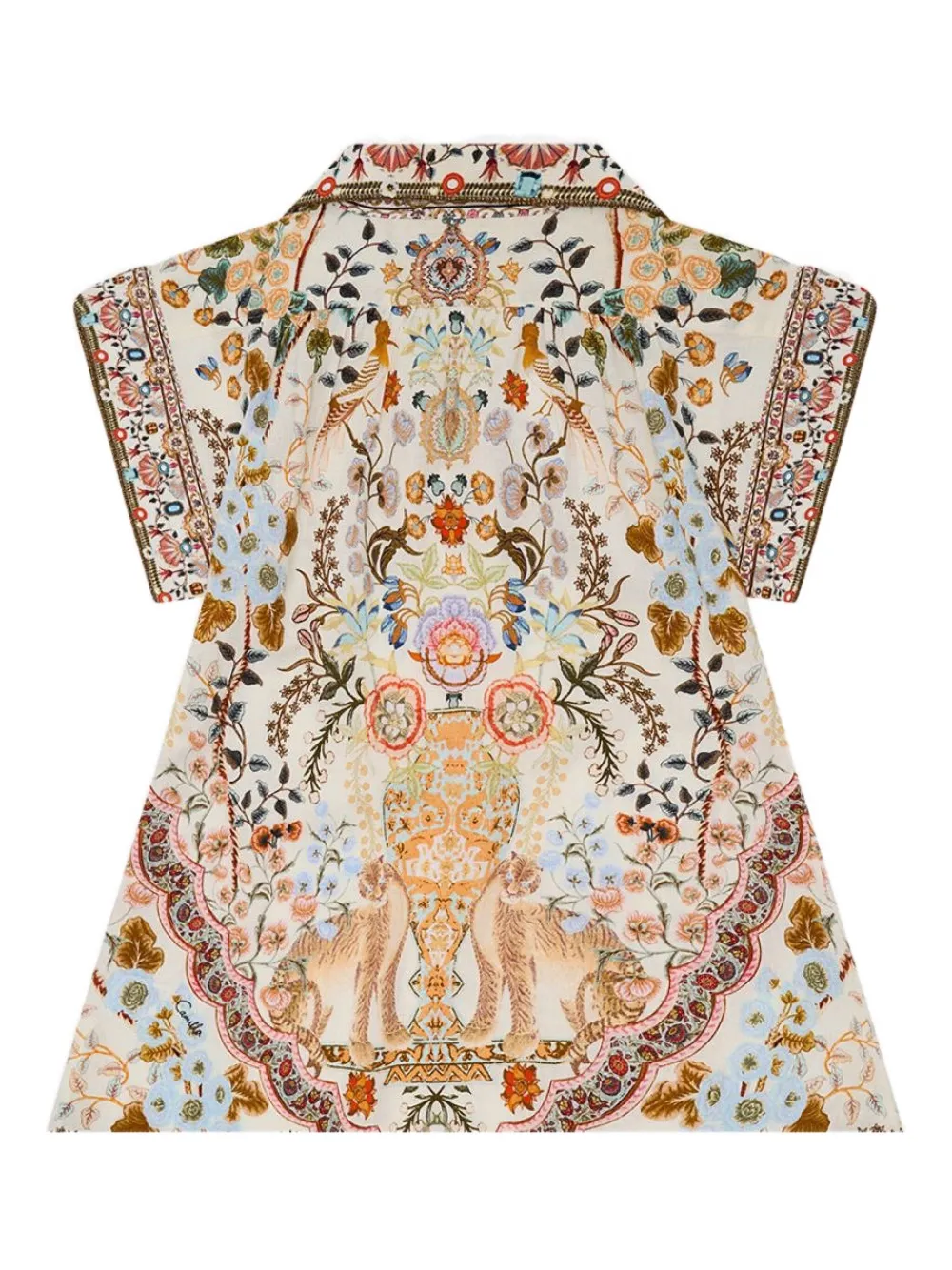Camilla Kids floral-print collared shirt casual dress | Girls Casual Dresses | Image 2
