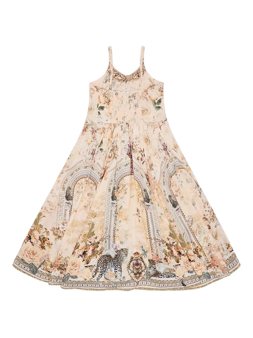 Camilla Kids tie-front floral-print dress | Girls Casual Dresses | Image 2