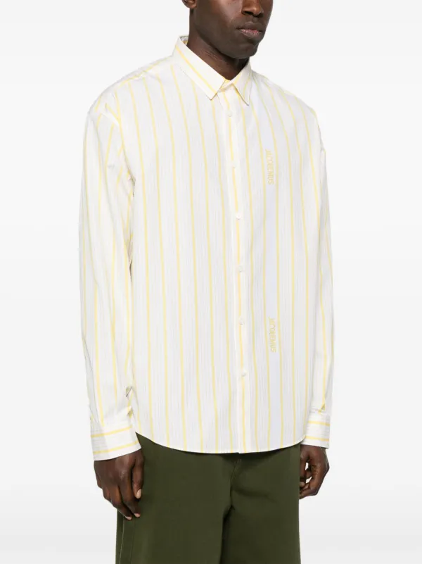 Jacquemus La Chemise Simon Shirt | Yellow | FARFETCH JO