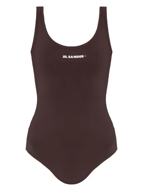 Jil Sander logo-print swimsuit 