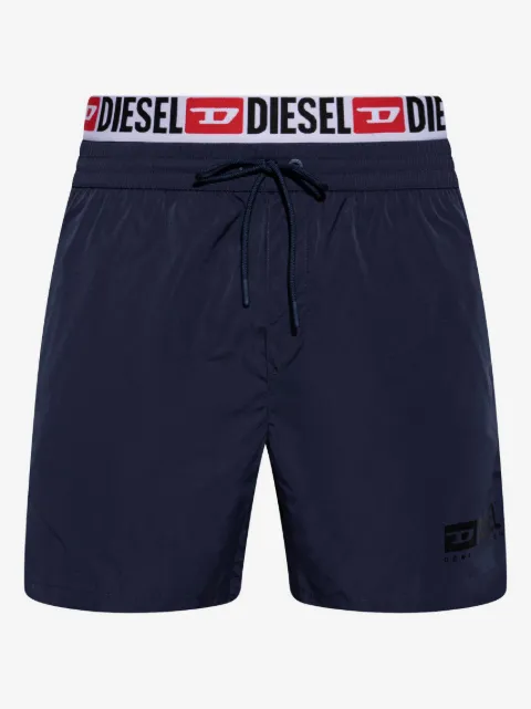 Diesel logo-print swim shorts 