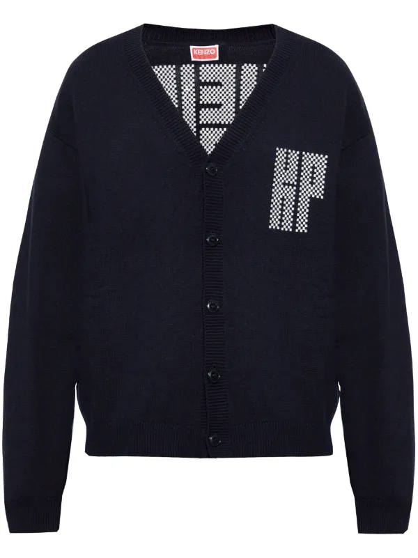 Kenzo Kamon カーディガン | ブルー | FARFETCH JP Kenzo Kamon カーディガン | ブルー | FARFETCH JP